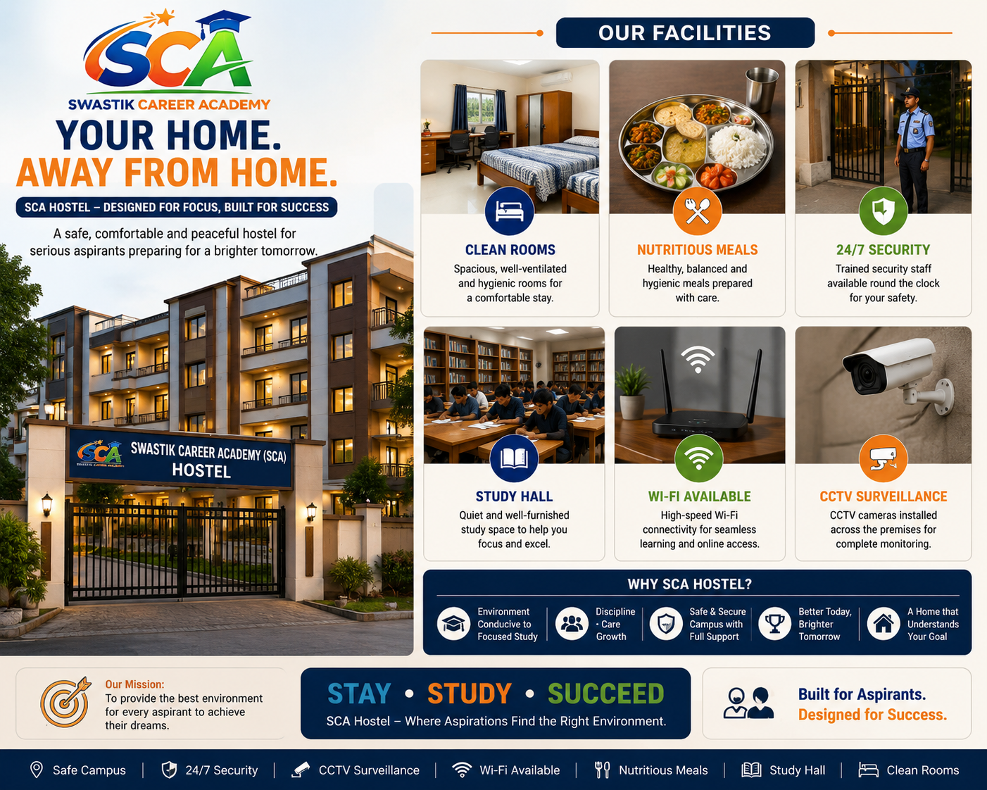 SCA Hostel Facility